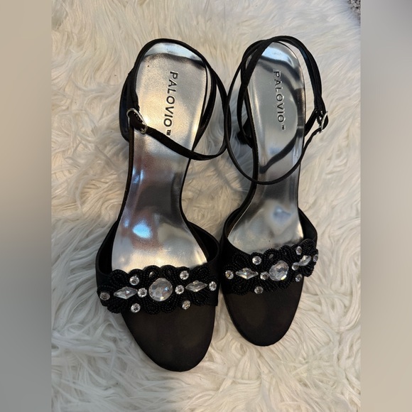 Palovio Beaded Heels - Picture 2 of 12